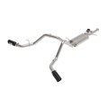 Afe Stainless Steel, With Muffler, 3 Inch Pipe Diameter, Single Exhaust With Dual Exits, Side Exit 49-34133-B